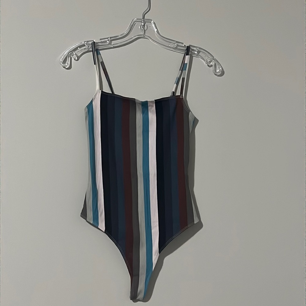 Urban Outfitters striped bodysuit